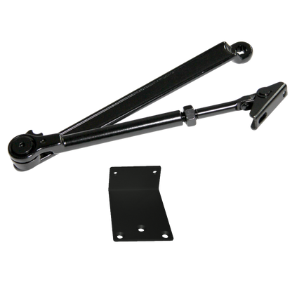 RUTLAND Hold Open Armset To Suit All Rutland Scissor Arm Door Closers Black