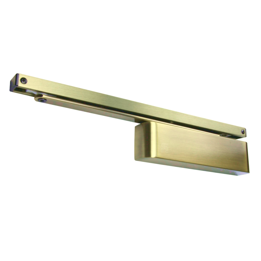 RUTLAND Fire Rated TS.11204 Slide Arm Door Closer Size EN2-4 Polished Brass