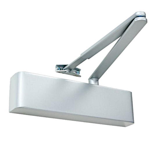 RUTLAND Fire Rated TS.9206 Door Closer Size EN 2-6 With Backcheck & Delayed Action Silver