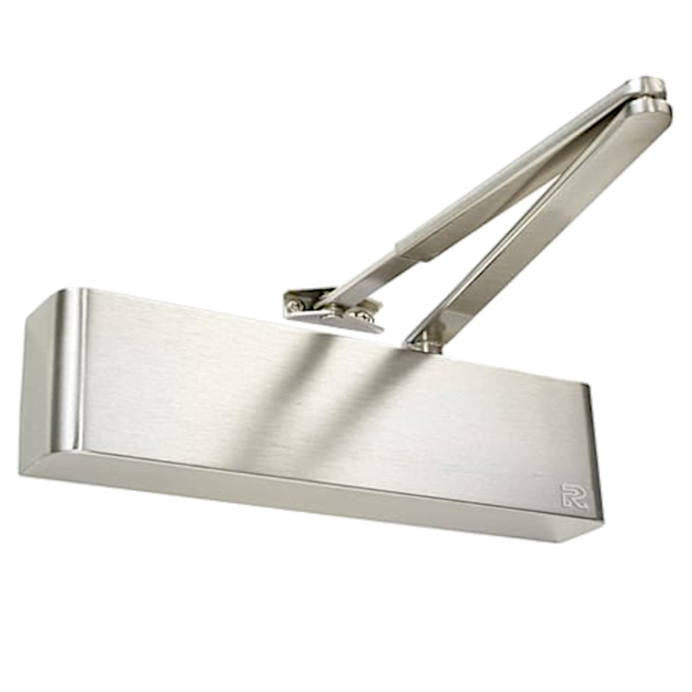 RUTLAND Fire Rated TS.9206 Door Closer Size EN 2-6 With Backcheck & Delayed Action Satin Nickel - Silver