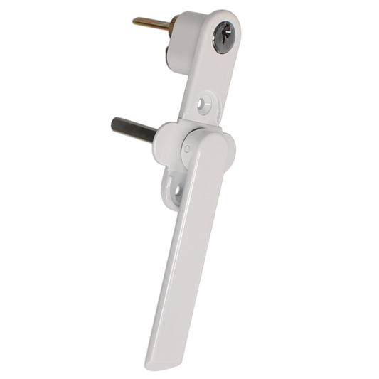 DEBAR Velte Bi-Fold Door Handle With Integrated Lock White