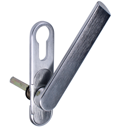 DEBAR Velte Bi-Fold Door Handle With Euro Profile Cut-Out Satin Chrome