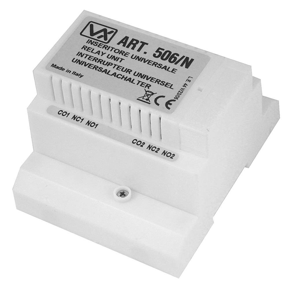 VIDEX 506N 12V/24V AC/DC Relay 506N - White