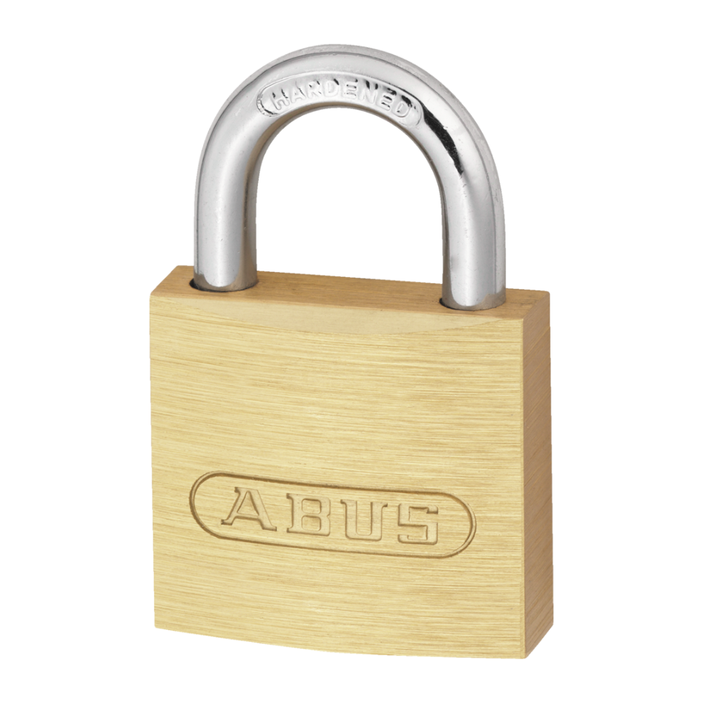 ABUS 713 Series Brass Open Shackle Padlock 30mm Keyed To Differ - Hardened Steel