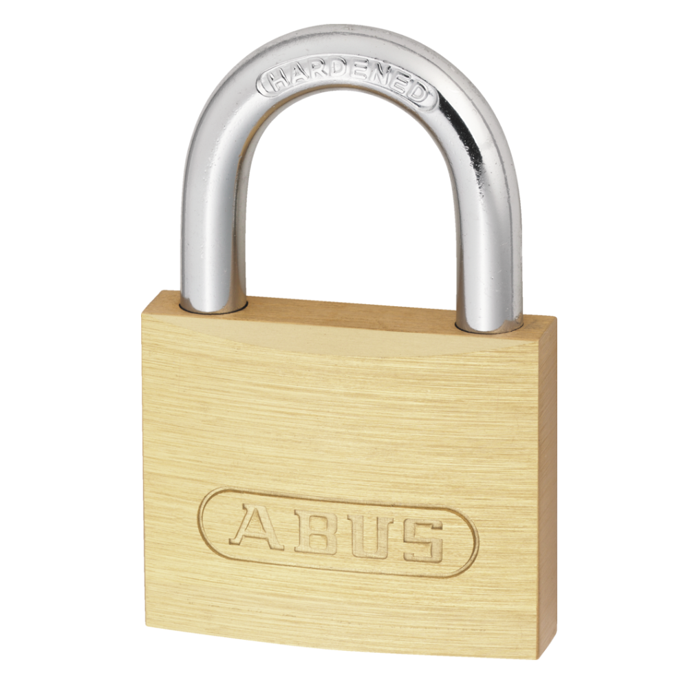 ABUS 713 Series Brass Open Shackle Padlock 40mm Keyed To Differ - Hardened Steel