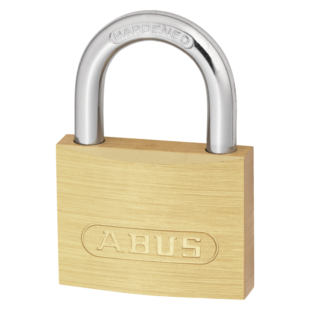 ABUS 713 Series Brass Open Shackle Padlock 50mm Keyed to Differ - Hardened Steel