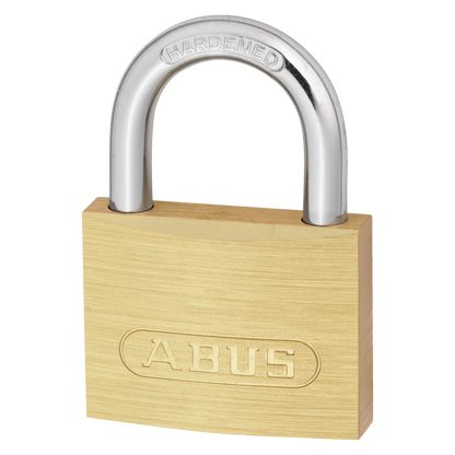 ABUS 713 Series Brass Open Shackle Padlock 50mm Keyed to Differ - Hardened Steel