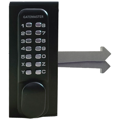 GATEMASTER SGLDS Single Sided Sliding Digital Gate Lock 50mm Frame Left Hand SGLDS50L - Black