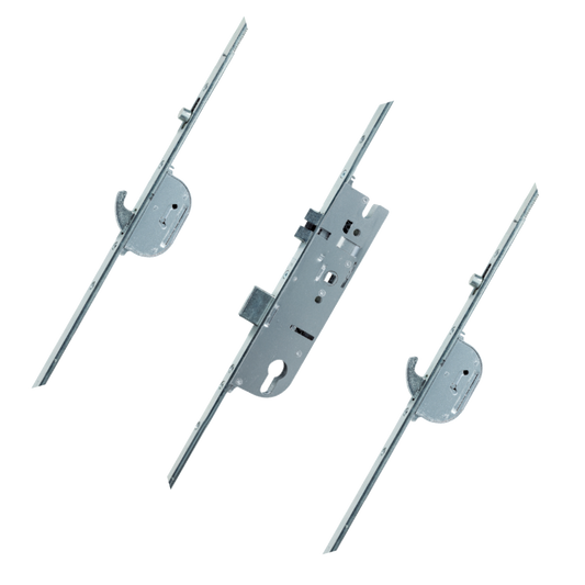 MACO C-TS Latch & Deadbolt 2 Hook 2 Roller French Door Lock 45/92