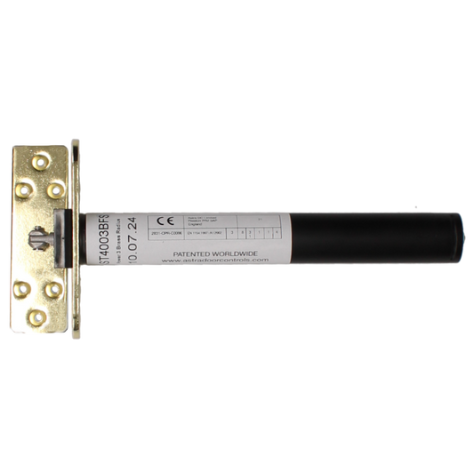 ASTRA DOOR AST4003 Narrow Door Closer Size 3 Square Plate - Brass