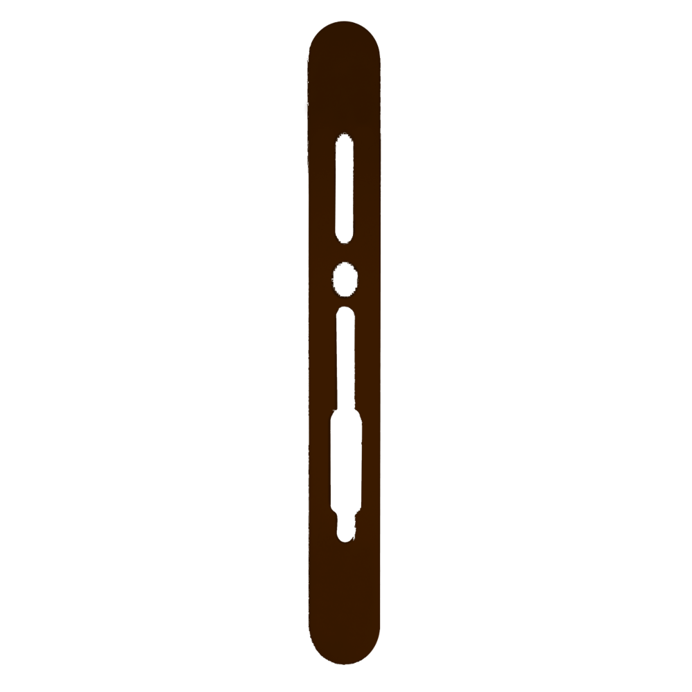 SASHSTOP Torchguard Door Handle Protector Discreet XL 384mm x 40mm Long Above/Below 234706 - Brown