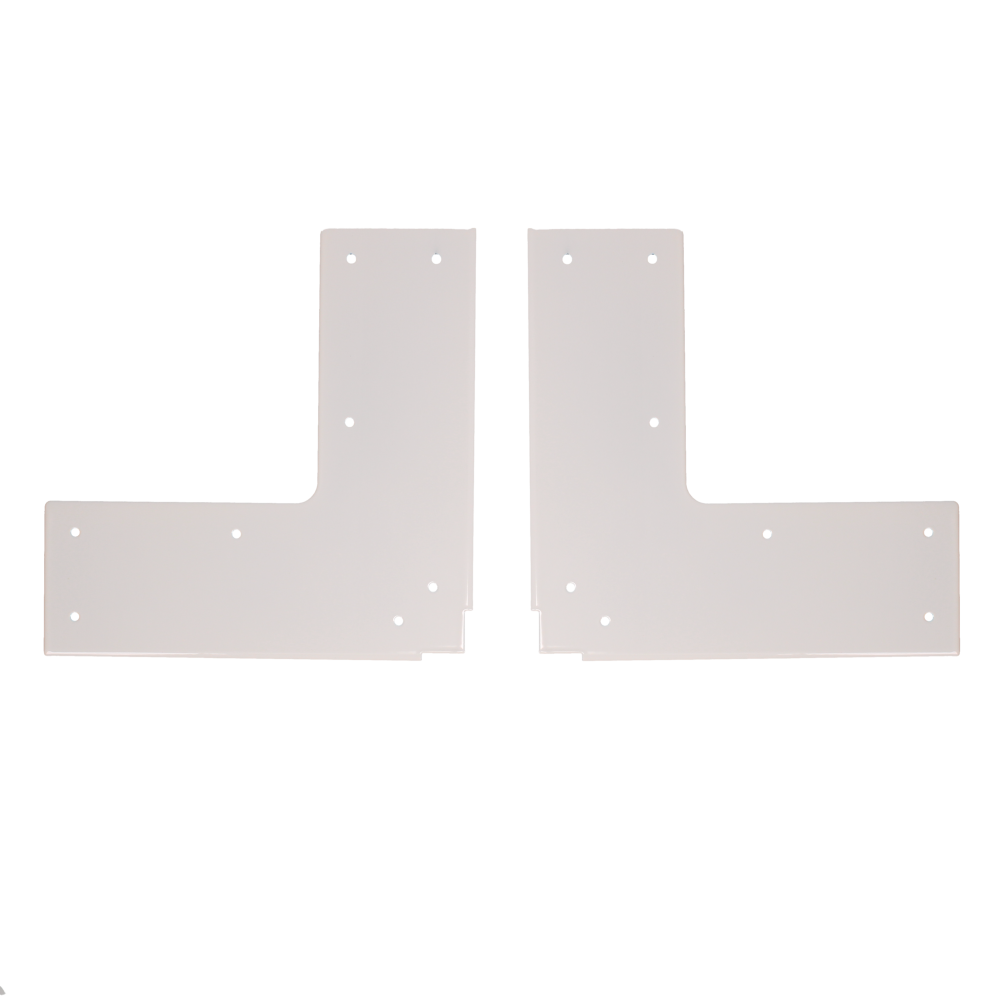 SOUBER TOOLS UPVC Corner Weld Repair Plate 200mm x 200mm (1 Pair) 73mm Depth - White