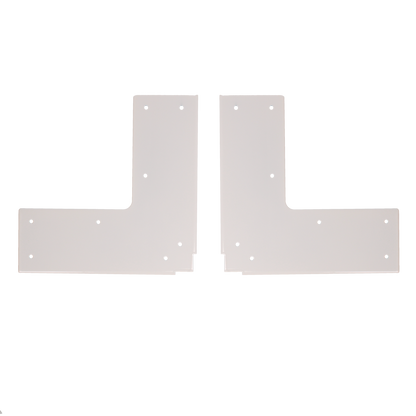 SOUBER TOOLS UPVC Corner Weld Repair Plate 200mm x 200mm (1 Pair) 73mm Depth - White