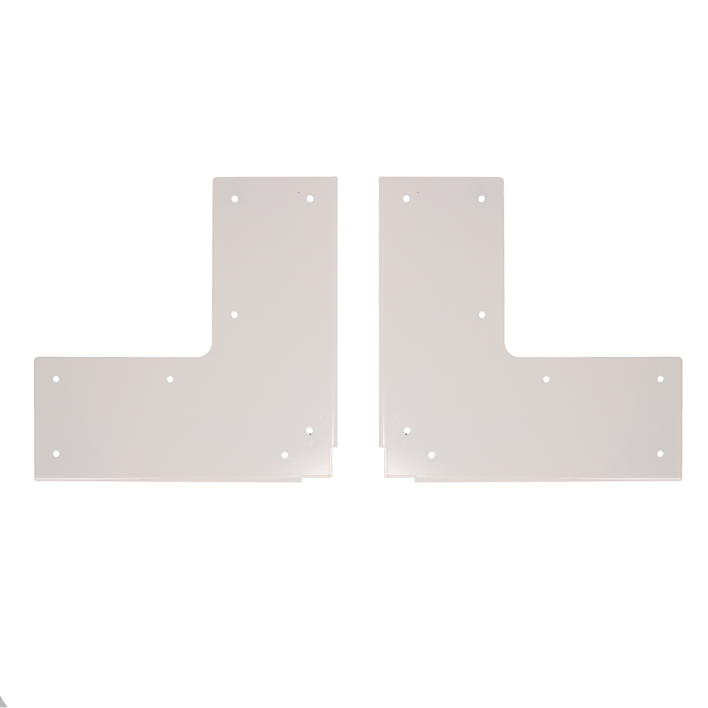 SOUBER TOOLS UPVC Corner Weld Repair Plate 200mm x 200mm (1 Pair) 83mm Depth - White