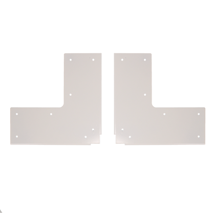 SOUBER TOOLS UPVC Corner Weld Repair Plate 200mm x 200mm (1 Pair) 83mm Depth - White