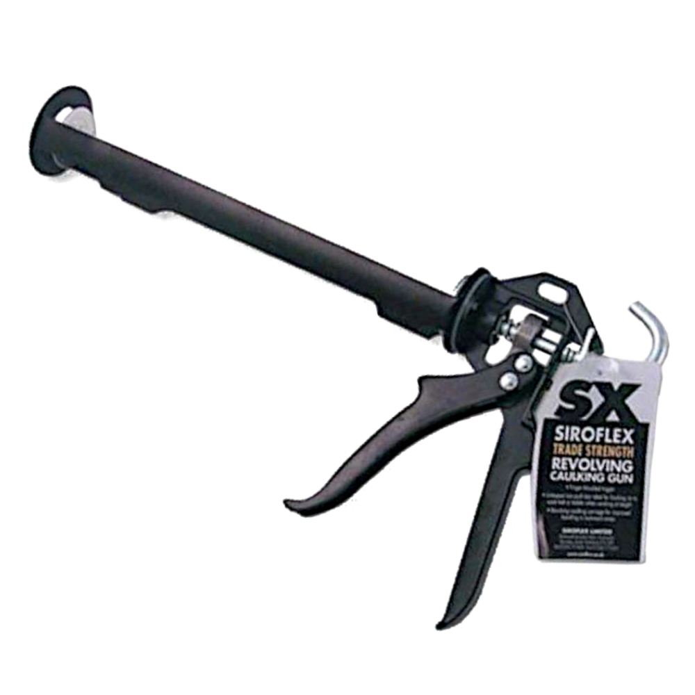 RODO Revolving Caulk Gun Heavy Duty Black