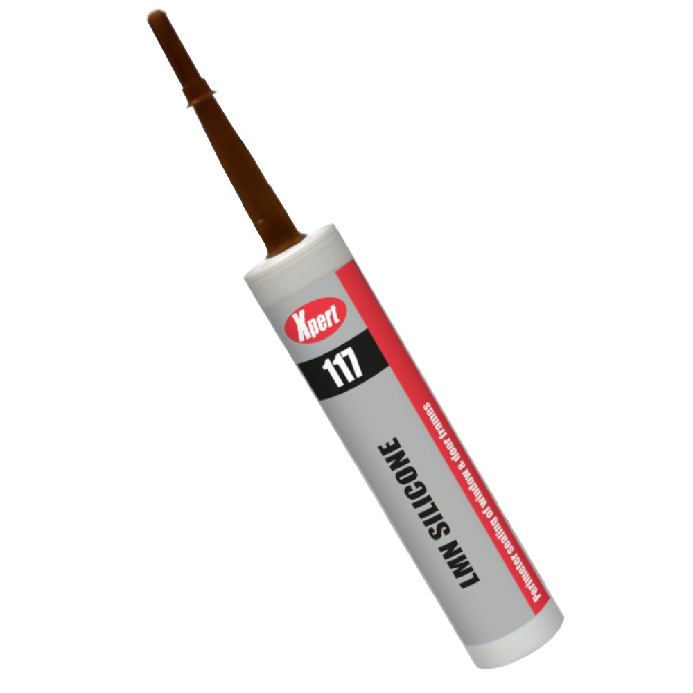 XPERT LMN 117 Silicone Sealant 280ml RAL8017 - Brown