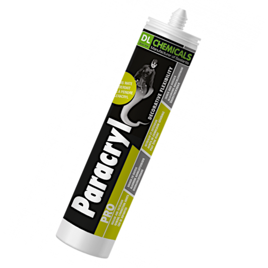 DL CHEMICALS Paracryl Pro Acrylic White Caulk Filler 300ml - White