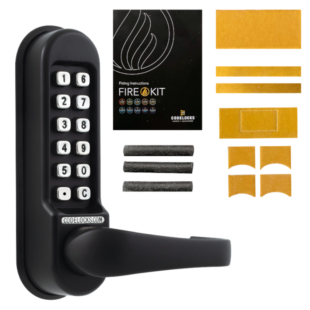 CL0510 Marine By Codelocks Digital Lock CL0515 With Passage Set And Fire Kit - Black