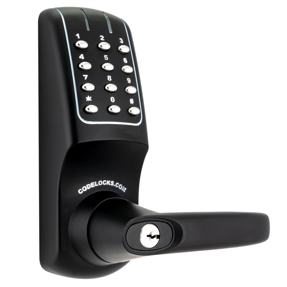 CODELOCKS CL5010 Battery Operated Digital Lock CL5010 Solid - Black