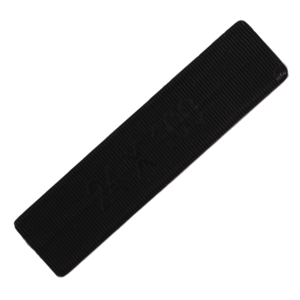 ALDRIDGE Flat Glazing Packers 100mm Length x 24mm Width (1000 PACK) 2mm Depth - Black