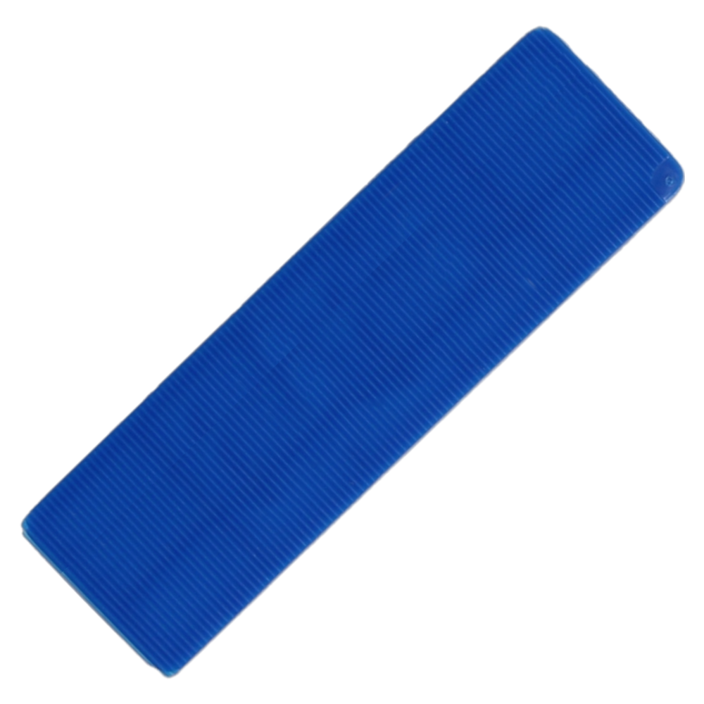 ALDRIDGE Flat Glazing Packers 100mm Length x 32mm Width (1000 PACK) 5mm Depth - Blue