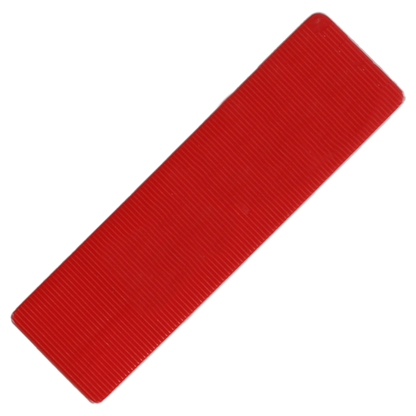 ALDRIDGE Flat Glazing Packers 100mm Length x 32mm Width (1000 PACK) 6mm Depth - Red