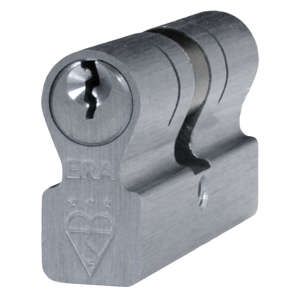 ERA Invincible BS Kitemarked 3 Star Double Cylinder 70mm 35/35 30/10/30 Keyed To Differ Satin - Satin Chrome