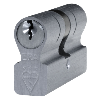 ERA Invincible BS Kitemarked 3 Star Double Cylinder 70mm 35/35 30/10/30 Keyed To Differ Satin - Satin Chrome