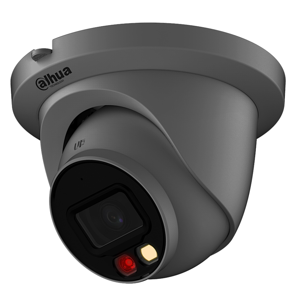 DAHUA IP Turret Dome (Eyeball) 8MP WizSense Series 2 Network Camera IP67 12V DC 8MP - Grey