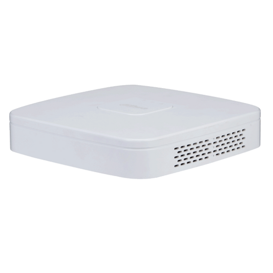 DAHUA NVR 4000 Series 4 Channel WizSense AI Smart Box 4 x POE, 80Mbps Incoming Bandwidth, 4K Output NVR4104-P-EI 1TB HDD - White