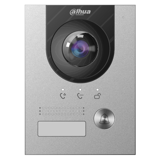 DAHUA Video Door Entry IP Villa Outdoor Panel 2MP Fisheye Camera VTO2202F-P-S3 Anodised Aluminium