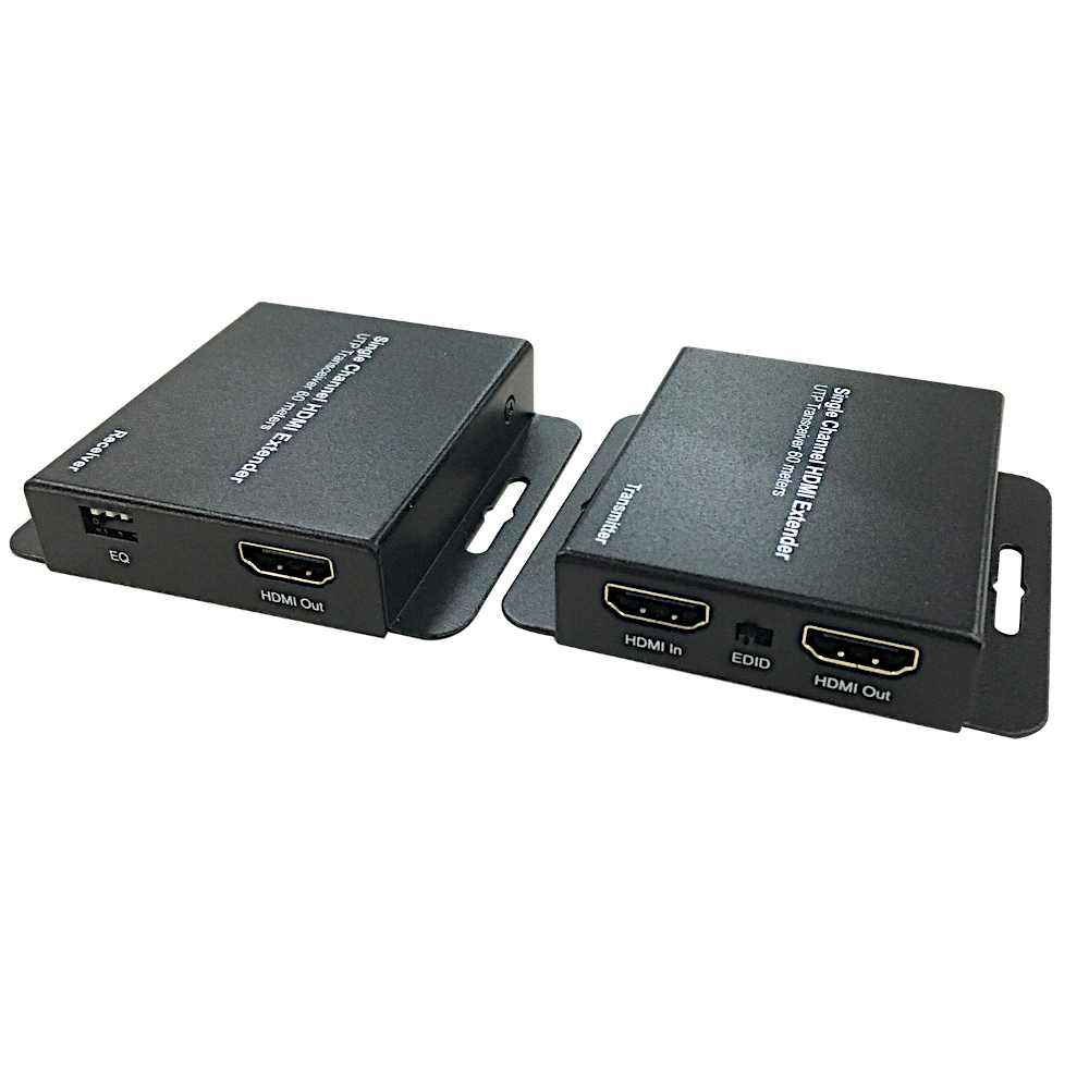 DAHUA Video HDMI Extender PFM700-E Includes Transmitter & Receiver 1 Channel HDMI Transmission - Black