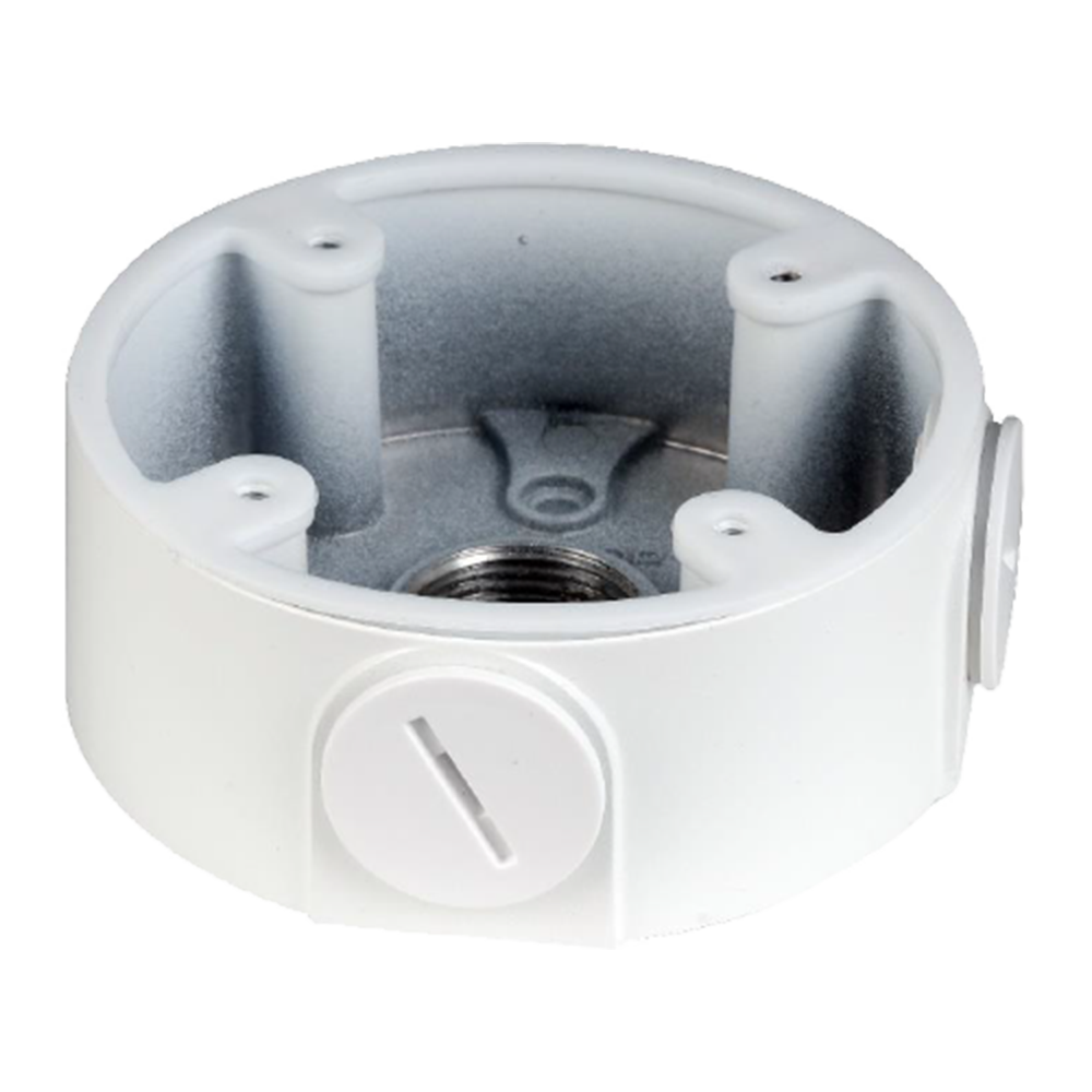 DAHUA PFA13A-E-V2 Round Aluminium Junction Box For TP/TLP Series Turret Dome (Eyeball) Cameras PFA13A-E-V2 - White