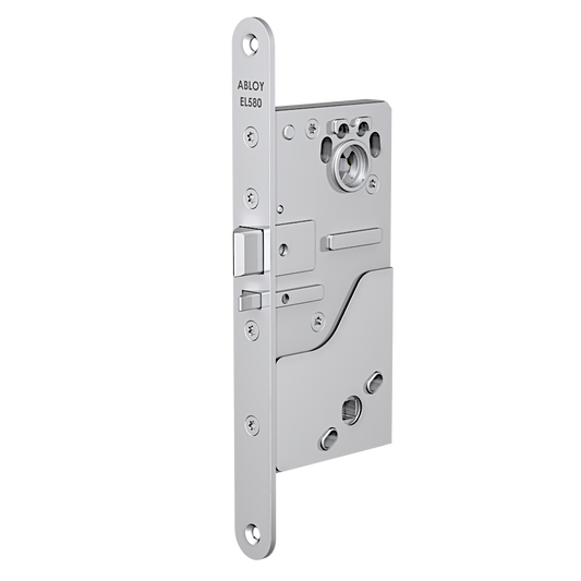 ABLOY EL580 Electric Lock 50mm Backset - Satin Stainless Steel