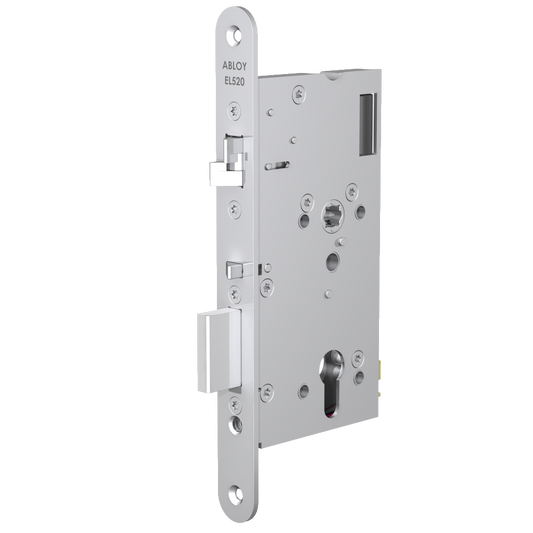 ABLOY EL520 DIN Electric Lock 65mm Backset - Satin Stainless Steel