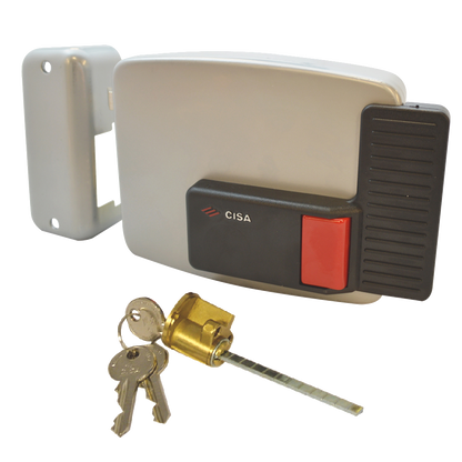 CISA 11610 Series Electric Lock Outward Opening Left Handed - Grey