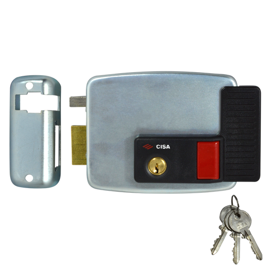 CISA 11931 Series Electric Lock Inward Opening Left Handed - Galvanised