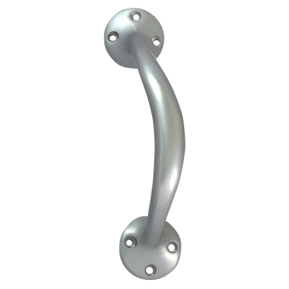 DORTREND 591SA Front Fix Cranked Pull Handle 180mm - Anodised Aluminium