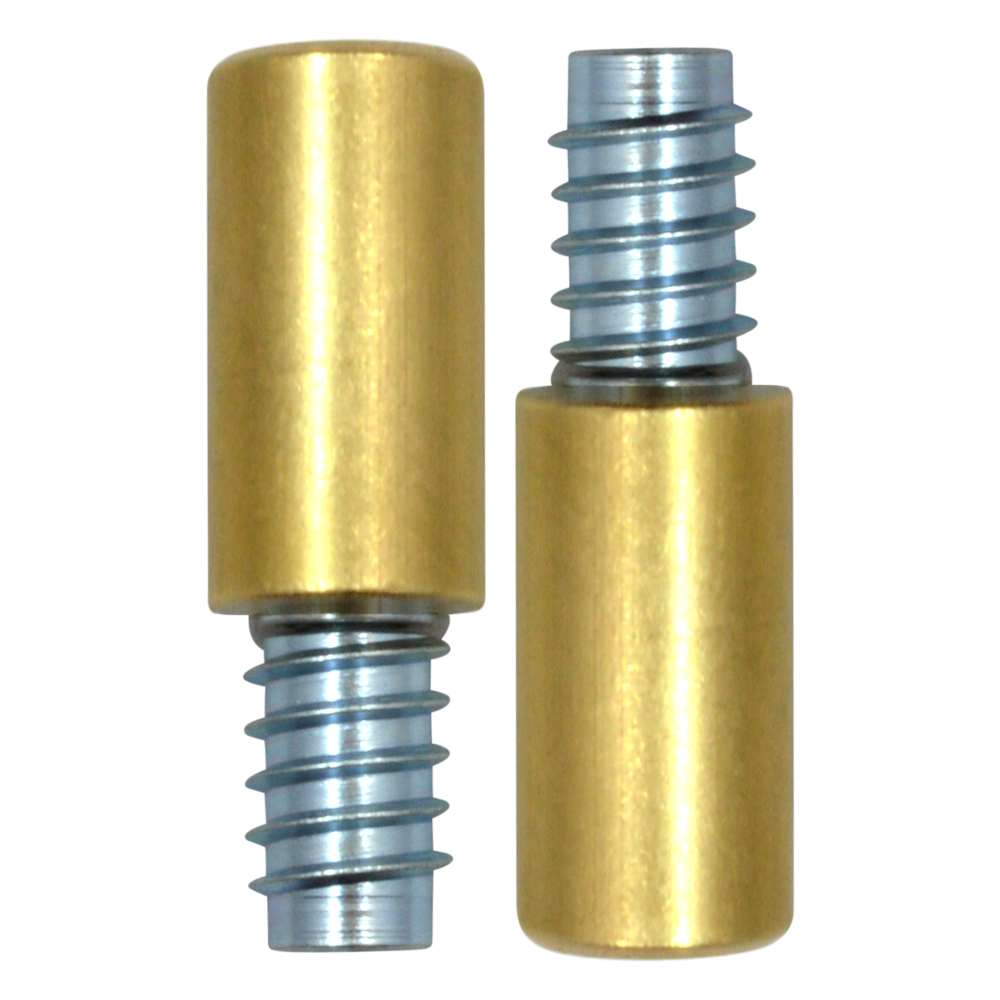 BRAMAH R1 ROLA Sash Window Stop 31mm R1/04B 2 Locks & 2 Inserts - Polished Brass