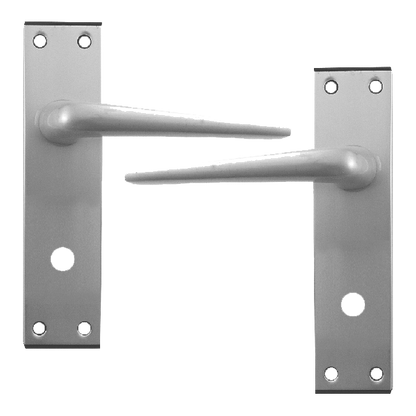 DORTREND 4212 Shirley Plate Mounted Lever Lock Furniture Bathroom Right Handed - Anodised Aluminium