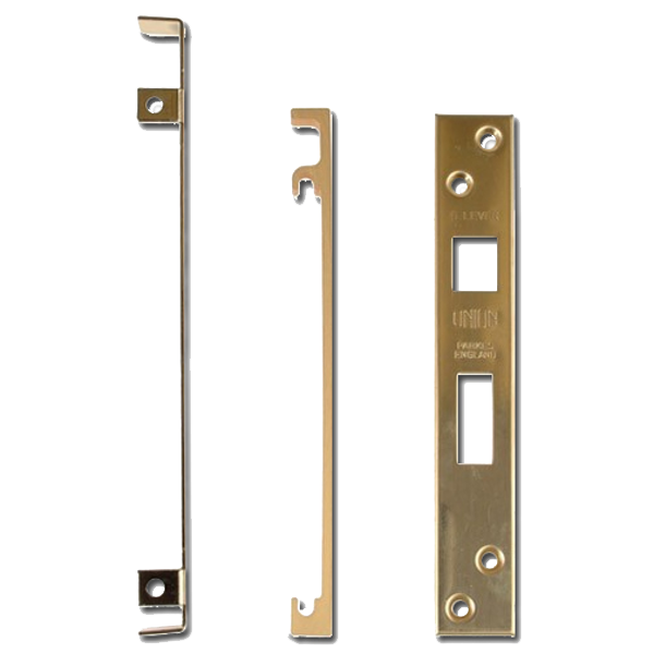 UNION 2964 Rebate To Suit 2234 & 2234E Sashlocks 13mm PL - Polished Lacquered Brass