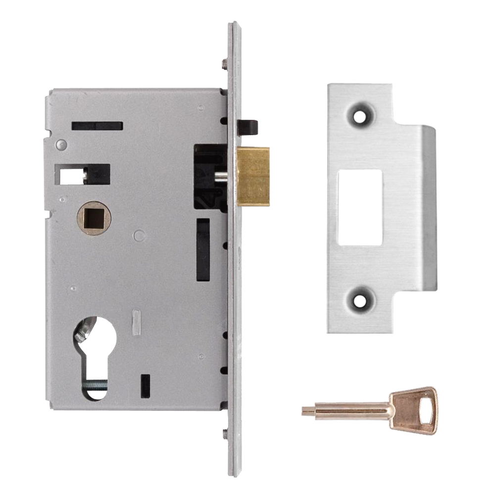 UNION L2349 Euro Nightlatch Case 77mm - Satin Chrome