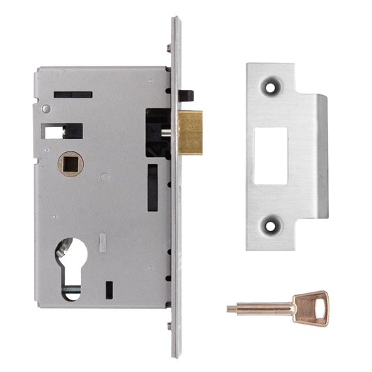 UNION L2349 Euro Nightlatch Case 77mm - Satin Chrome