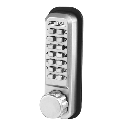 LOCKEY 2500 Series Digital Lock Satin Chrome