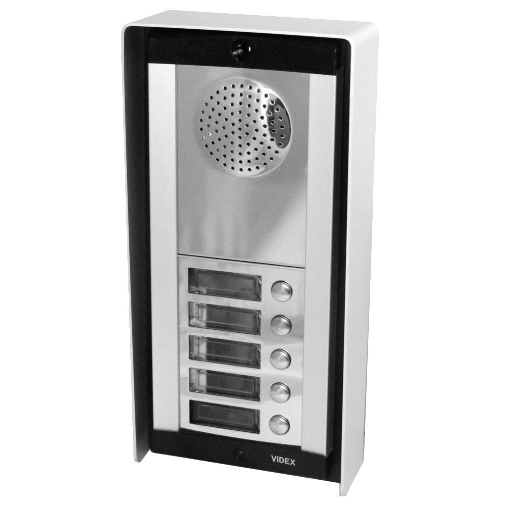 VIDEX 8K Series Audio Intercom Kit 5 Way - Stainless Steel