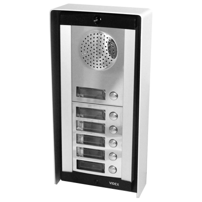 VIDEX 8K Series Audio Intercom Kit 6 Way - Stainless Steel