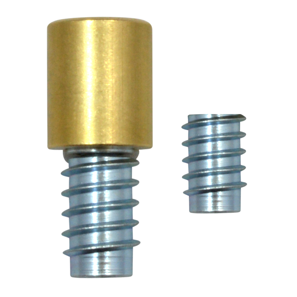 BRAMAH R1 ROLA Sash Window Stop 19mm R1/03B 1 Lock & 2 Inserts - Polished Brass