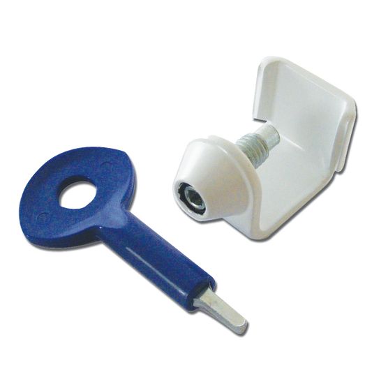 YALE 121 Transom Window Lock Pro - White