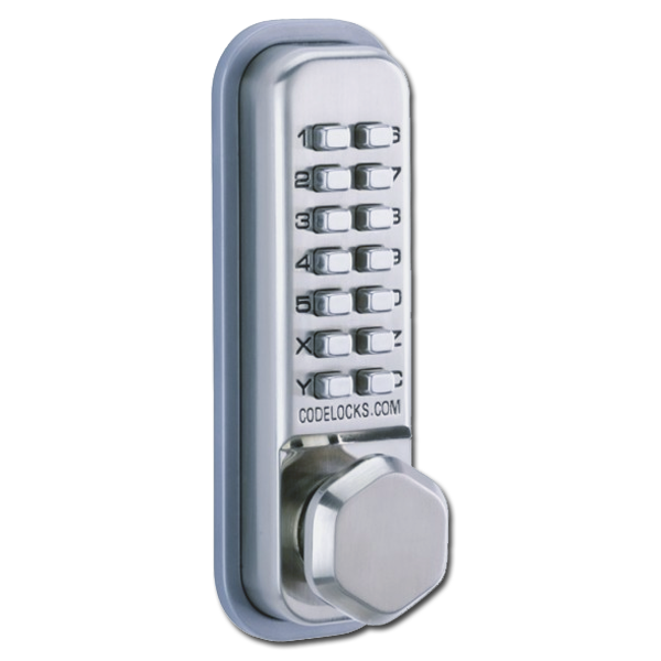 CODELOCKS CL255 Digital Lock With Optional Holdback CL255 - Stainless Steel